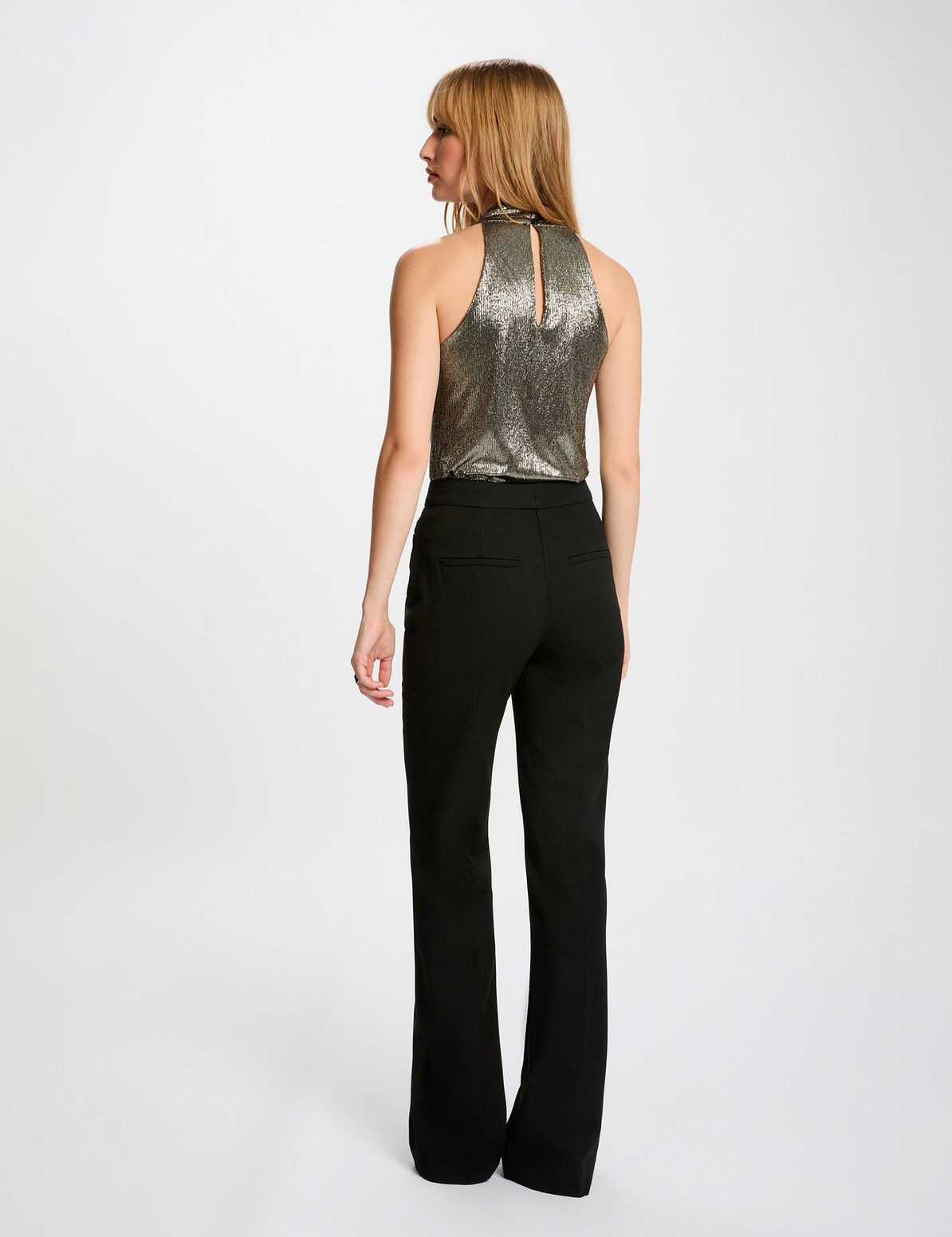 CAMISETA CUELLO DRAPEADO - Imagen 3