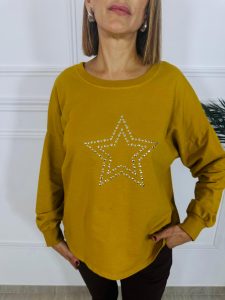 SUDADERA AMARILLA ESTRELLA