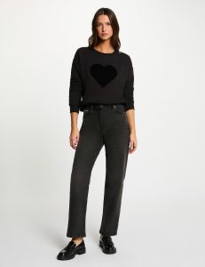 SUDADERA CORAZON MORGAN