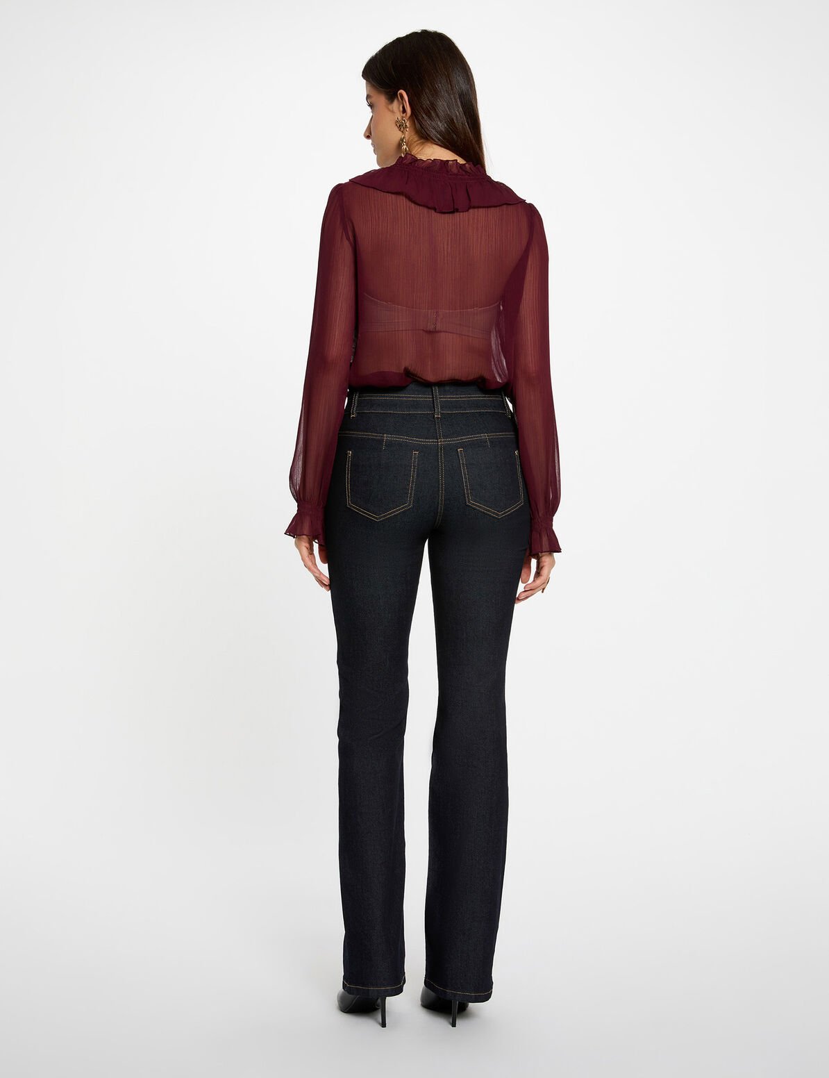 CAMISA CIRUELA MORGAN - Imagen 4