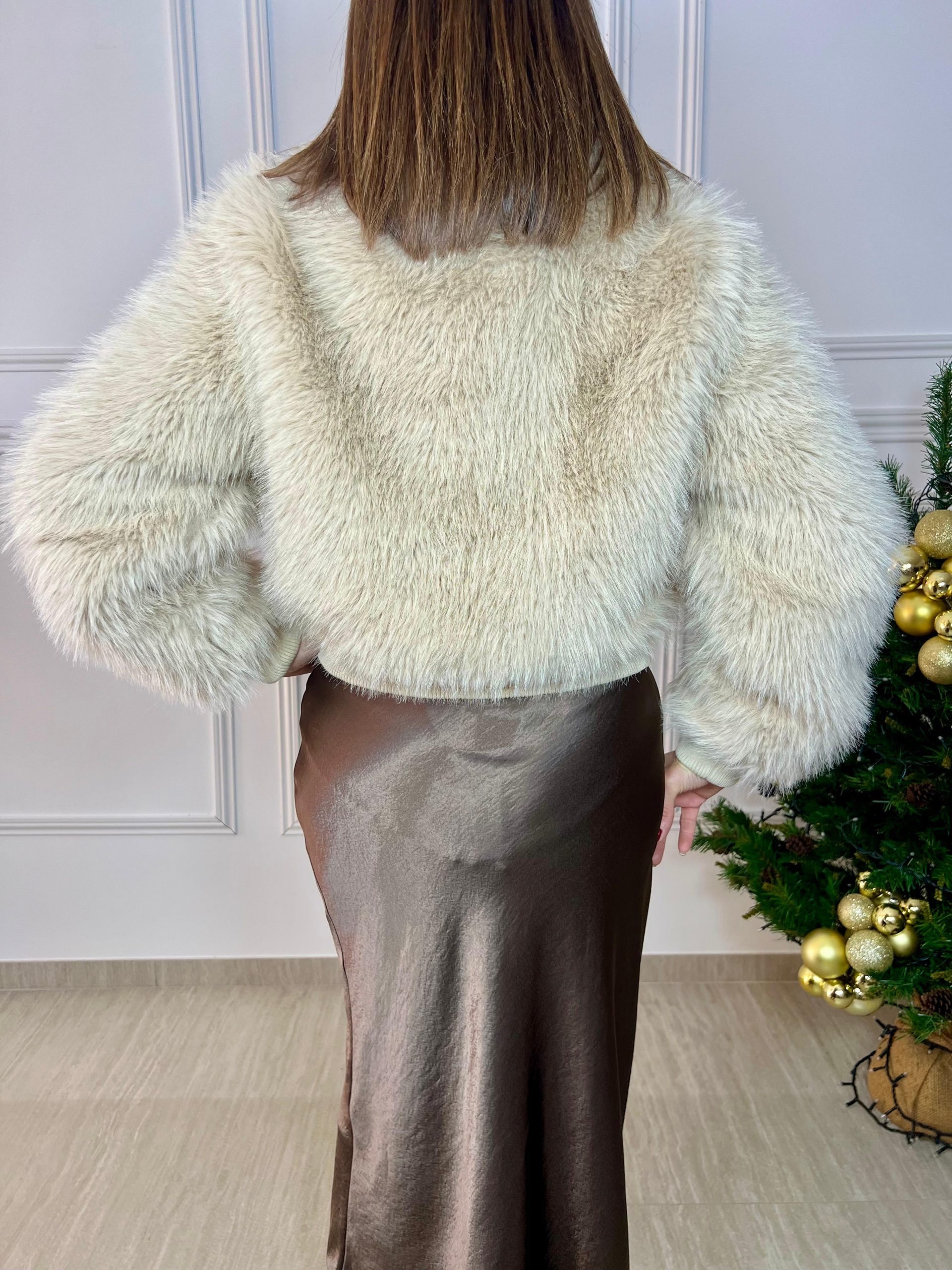 CHAQUETON JULIETA BEIG - Imagen 2