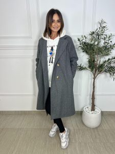 ABRIGO ALYS GRIS OSCURO