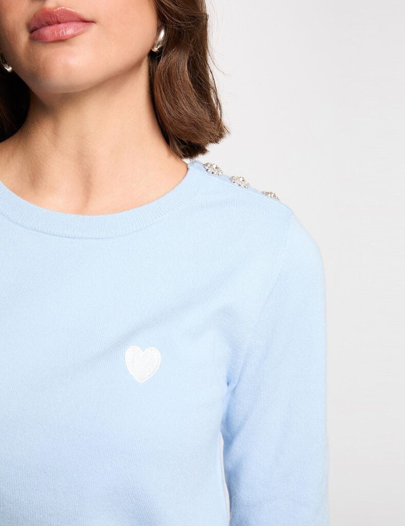 Jersey ajustado Cuello redondo Mangas largas Botones Oliva Valencia Original Regals La Safor Moda Ropa